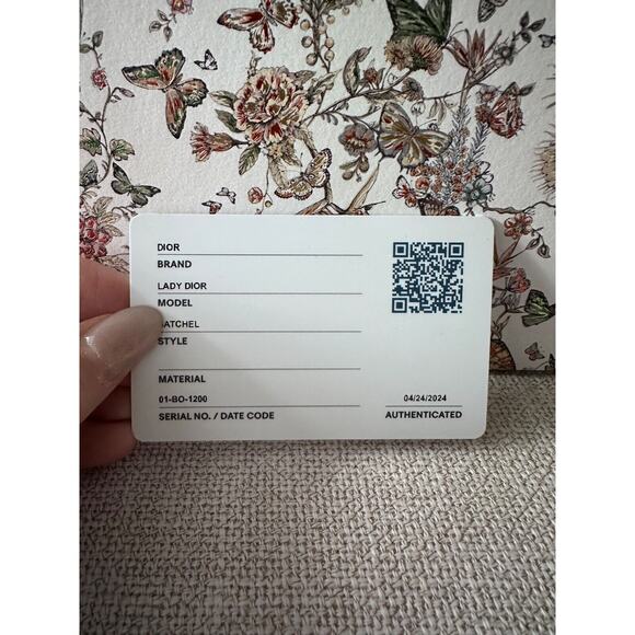 Dior Lady Dior Medium Crossbody Purse, Authentic White with Gold Hardware - Picture 9 of 10